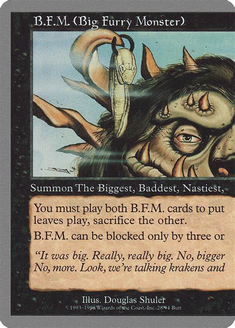 Giant monster magic cards